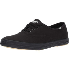 Naisten Keds Champion -nauhalenkki, musta/musta kangas 6.5