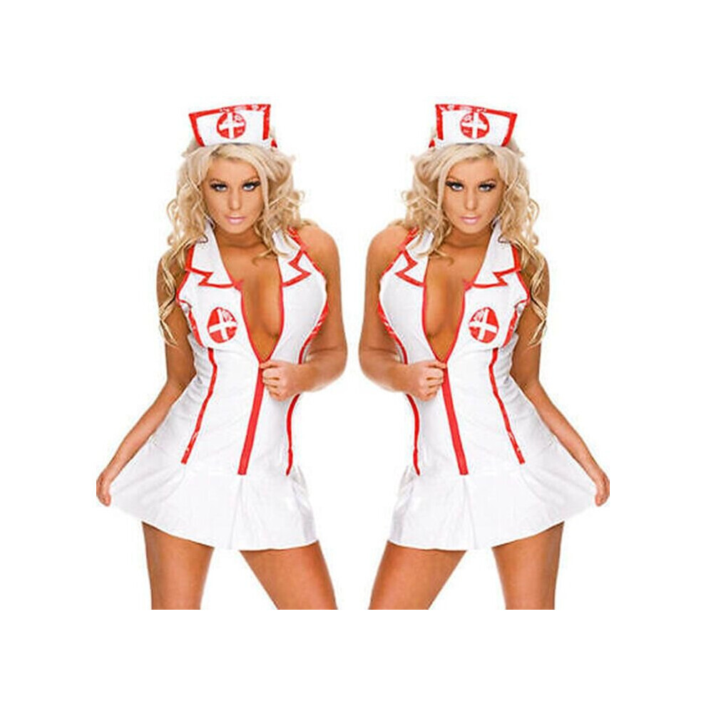 Sexy Lady Nurse Outfit Fancy Costume Cosplay Bikini Underwear Lingerie Set
