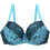 (42E, Blue) Women's Push up Bra for Women Plus Size Underwire Supportive Bra Set 1