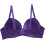(42E, Purple) Women's Push up Bra for Women Plus Size Underwire Supportive Bra Set 2