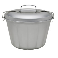 Mrs. Andersons Baking Anti-aanbak gestoomde puddingvorm met deksel 1,6 liter