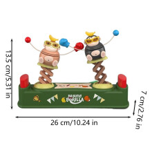 (Green) Electronic Boxing Toys Interactive Table Punching Board Games Multiplayer Family Night Toy Hand Motor Skills
