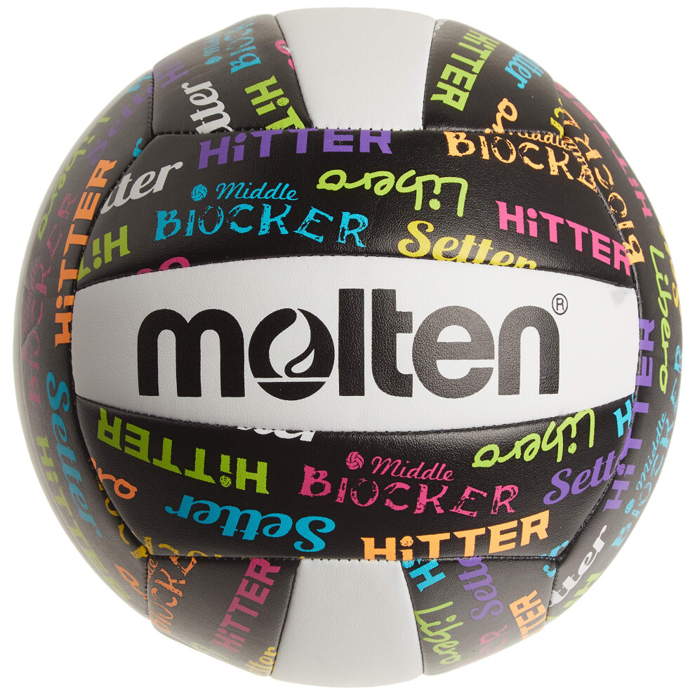 Molten Volleyball Positions Recreational Volleyball  Black/Neon Colors-image-OPC-PFKR6KC-NEW