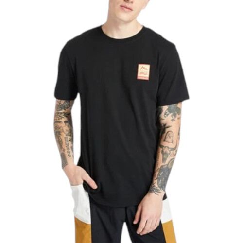 Timberland (Black, L) Timberland A2DV3 Back Print Mens T Shirts Pullover