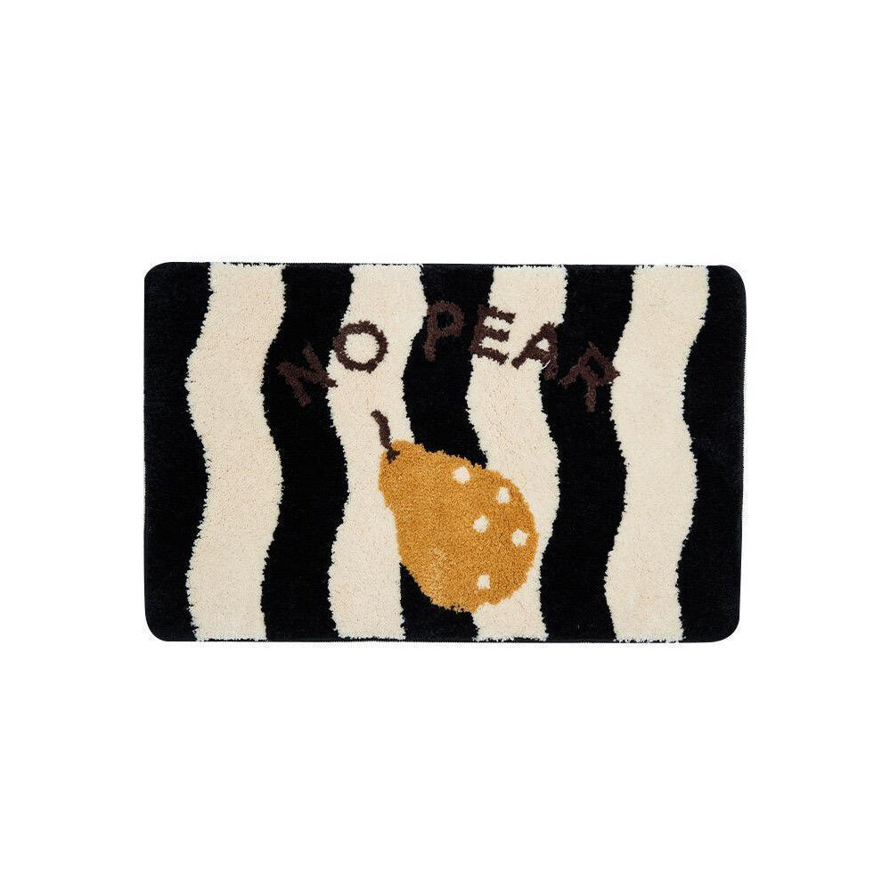 (Yali, 100X150cm 39.3X59in) Cartoon imitation cashmere carpet plush, dirt resistant and non slip, bathroom absorbent and machine washable mat