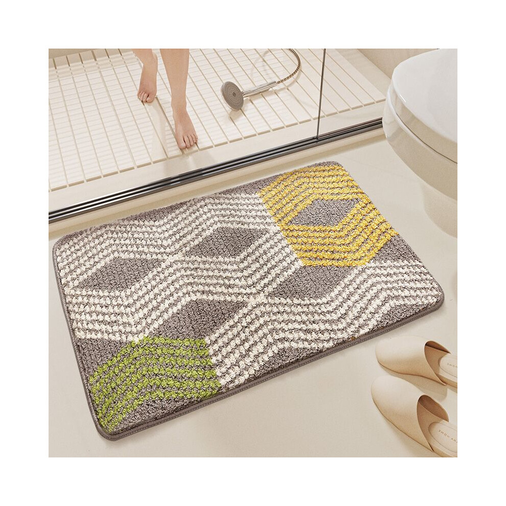 (Tongcheng, 100X150cm 39.3X59in) Sailor bathroom floor mat, toilet absorbent non-slip mat, household toilet sink carpet foot mat, bedroom door mat