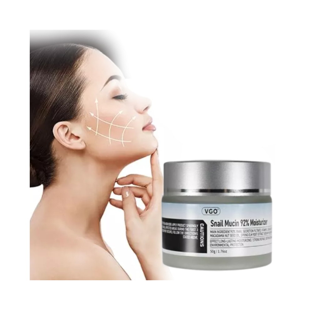 Cream Mucin Snail Vgo Moisturizer Daily Face Hydrating Gel Skin Repair 50Ml