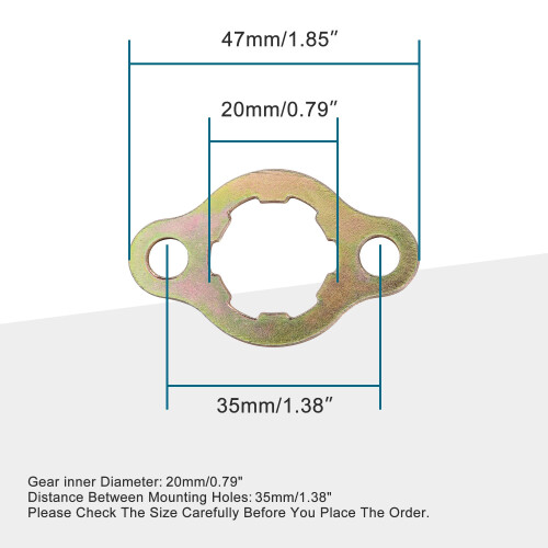 GOOFIT 20mm Engine Sprocket Retainer Plate Sets for 50cc 70cc 90cc 110 2