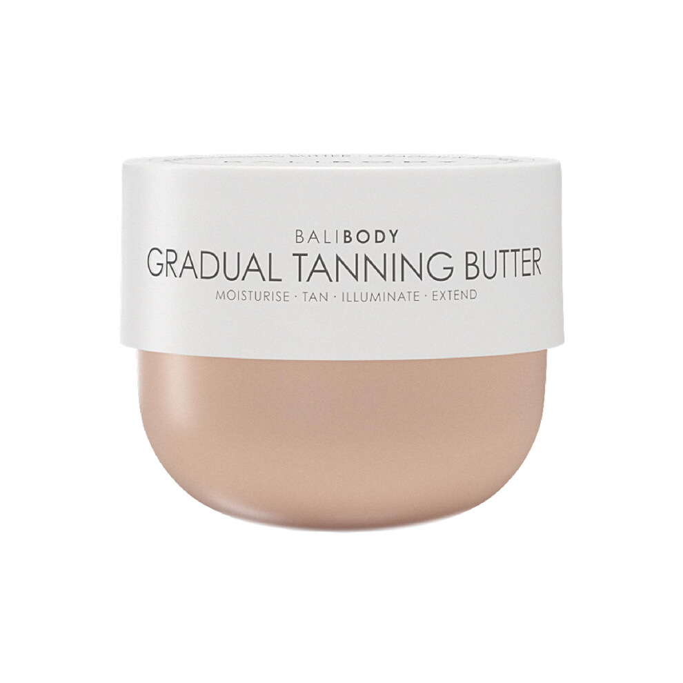 Bali Body Gradual Tanning Butter | Self Tanner Body Butter For A Natural Streak-Free Self Tan | Buildable Glow | Sunless Tanner Cruelty-Free N
