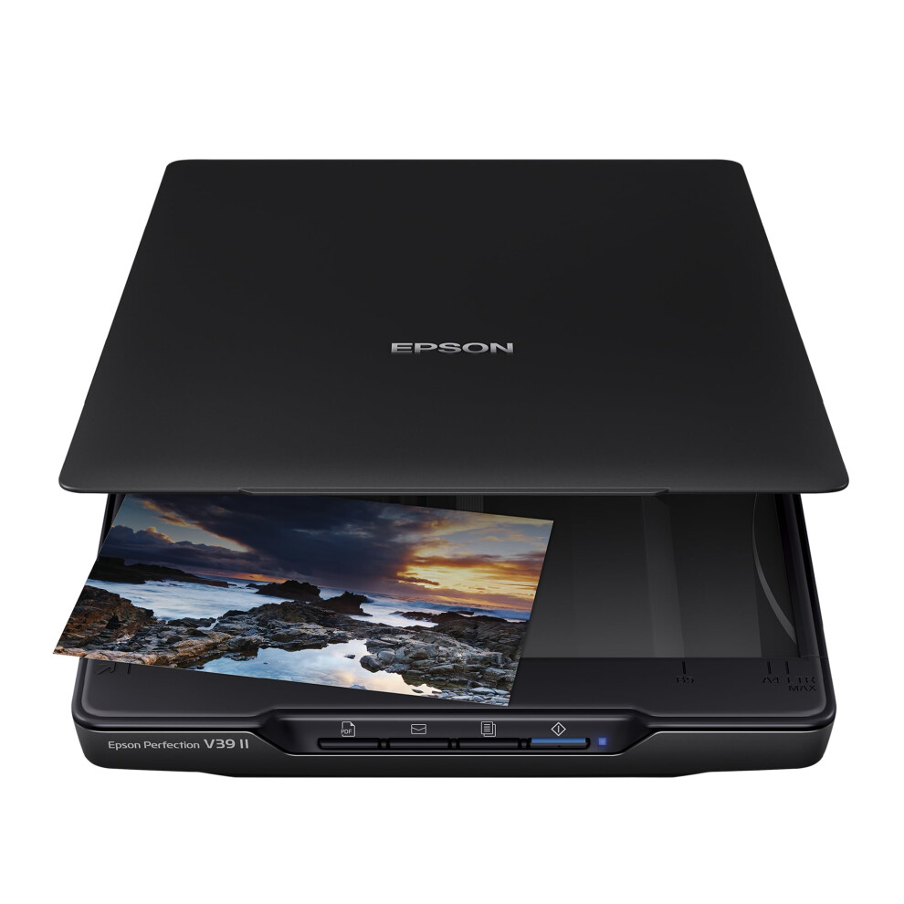 Perfection V39 II Photo and Document Scanner, Black