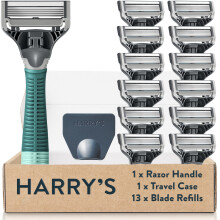 Starter Set, Includes Weighted Handle and 13 Razor Blade Refills