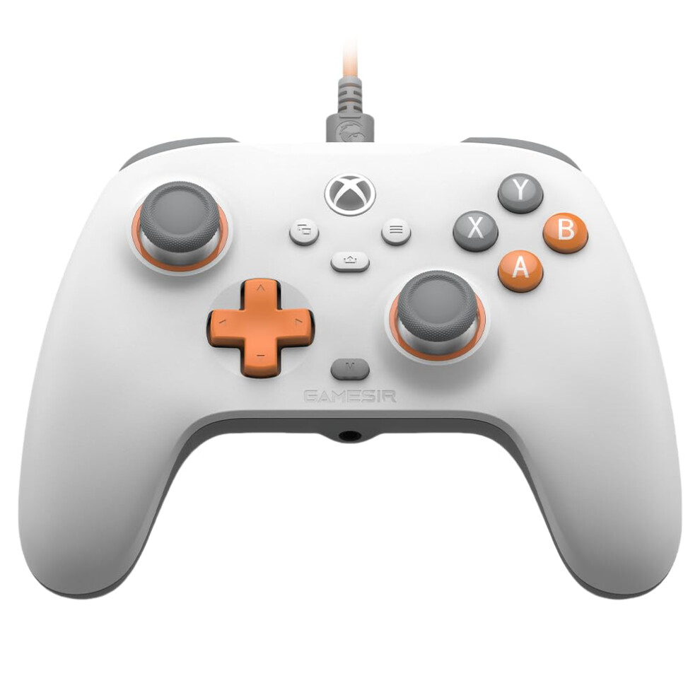 T7 Wired Controller For Xbox Series X|S, Xbox One & Windows 10/11, Plug And Play Gaming Gamepad With Hall Effect Joysticks/Hall Trigger, 3.5 Mm Audio White 6936685221598