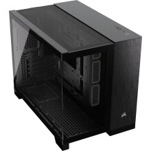 PC-Gehäuse - CORSAIR - CC-9011287-WW - 2500X - mATX - PC-Gehäuse - Schwarz/Obsidianschwarz Aluminium