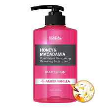 Kundal, Creme per il Corpo Miele & Macadamia, Amber Vanilla, 16.9 fl oz (500 ml)