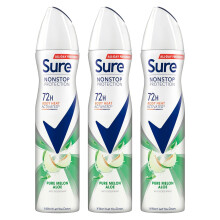 Antiperspirant Pure Melon Lily 96H Nonstop Sweat and Odour Protection Alcohol-Free Body Spray with Light and Fresh Scent Deodorant for Women, 250ml