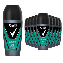 Antiperspirant Roll On Sensitive 48H Sweat and Odour Protection Roll On with Sandalwood, Patchouli and Vanilla Fragrance Deodorant for Men, 50ml Pack