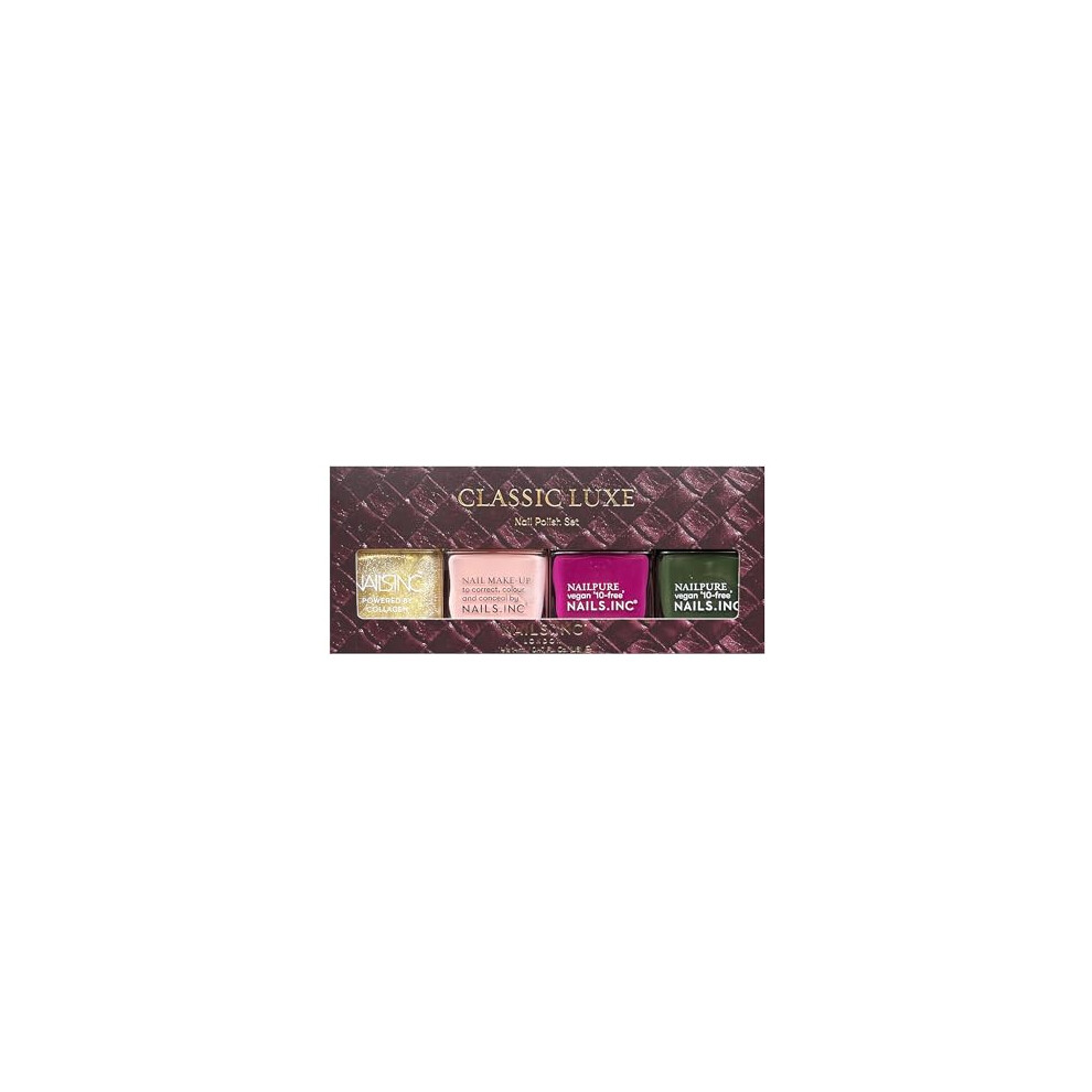 Nails.INC Classic Luxe 4-Piece Nail Polish Set