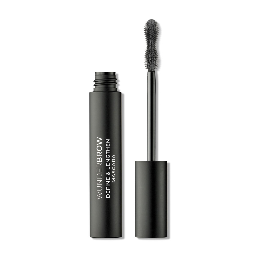 Wunderbrow Black Define & Lengthen Mascara, Long-Lasting, Water-Resistant And Smudgeproof, Vegan And Cruelty Free