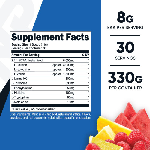 Nutricost, Performance, EAA, Punch aux Fruits, 11,6 oz (330 g) 1