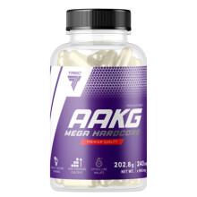 AAKG Mega Hardcore - 240 Capsules - Nitric Oxide Booster for Explosive Energy, Strength, and Muscle Growth - Powerful Muscle Pump Supplement with AAKG
