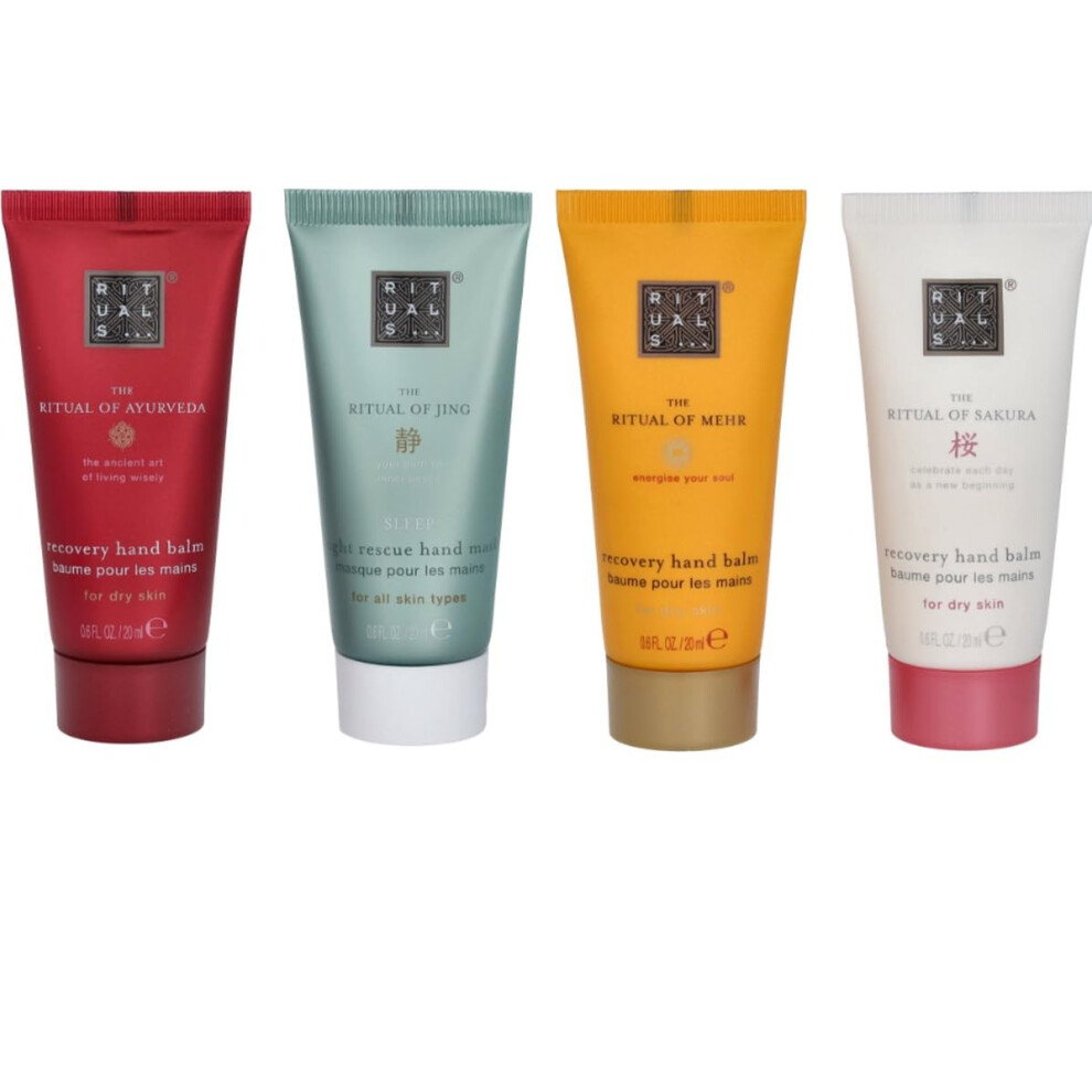 The Ultimate Hand Care Collection Mehr, Sakura, Ayurveda, Jing 4x 20ml Gift Set