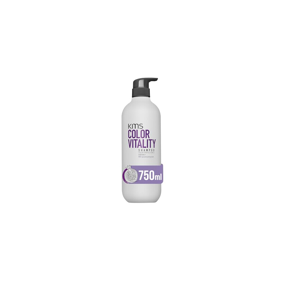 ColorVitality Shampoo for Coloured Hair, 750ml, Color Protection, Shine, Hydration, with Upcycled Pomegranate, Vegan Formula