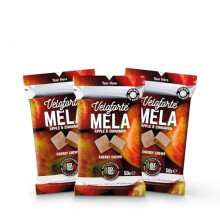 Mela Natural Energy Chews - Apple and Cinnamon Flavour, Fast Releasing Energy, 100% Delicious, Natural, Vegan & Gluten Free (3 Pack)