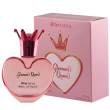 Glamour Queen Eau de Toilette Body Spray, Sweet Gourmand Fragrance for Girls and Women, Long Lasting, 40ml