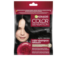 Color Shampoo Retouch Permanent Colouring Black - 100% coverage of white hair - lasts up to 4 weeks