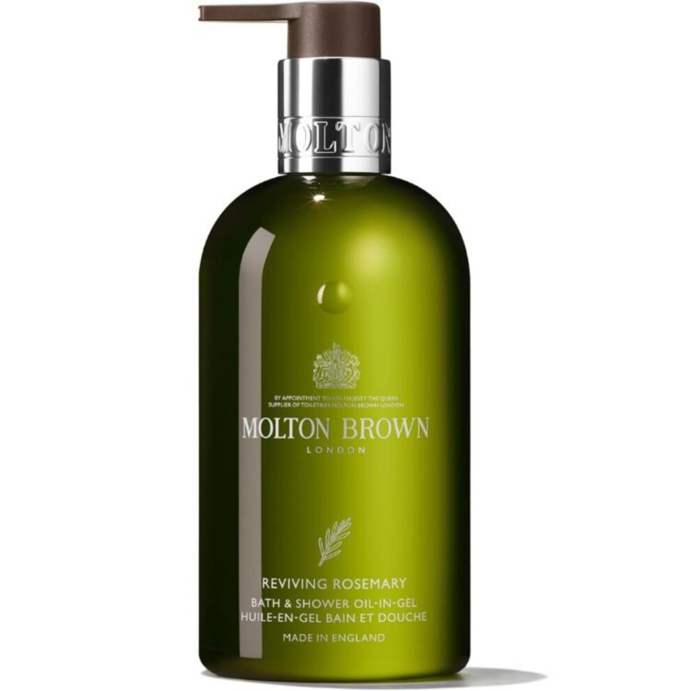 Huile-en-gel pour le bain et la douche au romarin revivifiant de Molton Brown, 300 ml