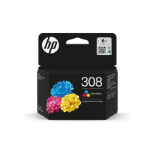 Cartuccia d'inchiostro HP 308 autentica tricolore (7FP20UE) per HP Envy 6110, 6120, 6130, 6520, 6530