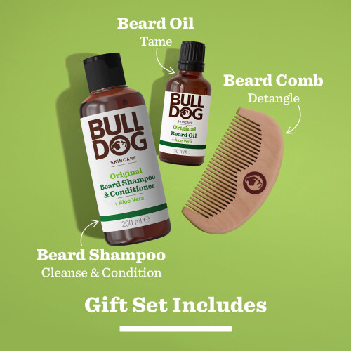 Bulldog Skincare | Men's Gift Set | Original Beard Care Kit 1