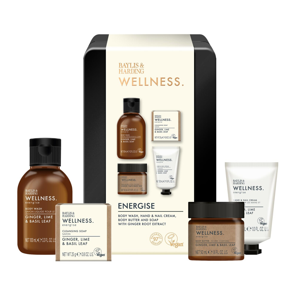 Luxury Wellness Tin Gift Set - Vegan Friendly (Pack of 1)