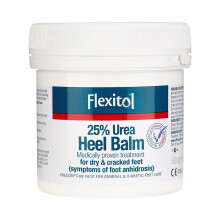 Flexitol Heel Balm 500g - Intense 25% Urea Moisturizer for Dry, Cracked Heels, Clinically Proven in 3 Days, Medical-Strength, Non-Greasy