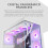 NOX Hummer GLOCK ARGB Semitorre ATX Tempered Glass USB-C Wit 3