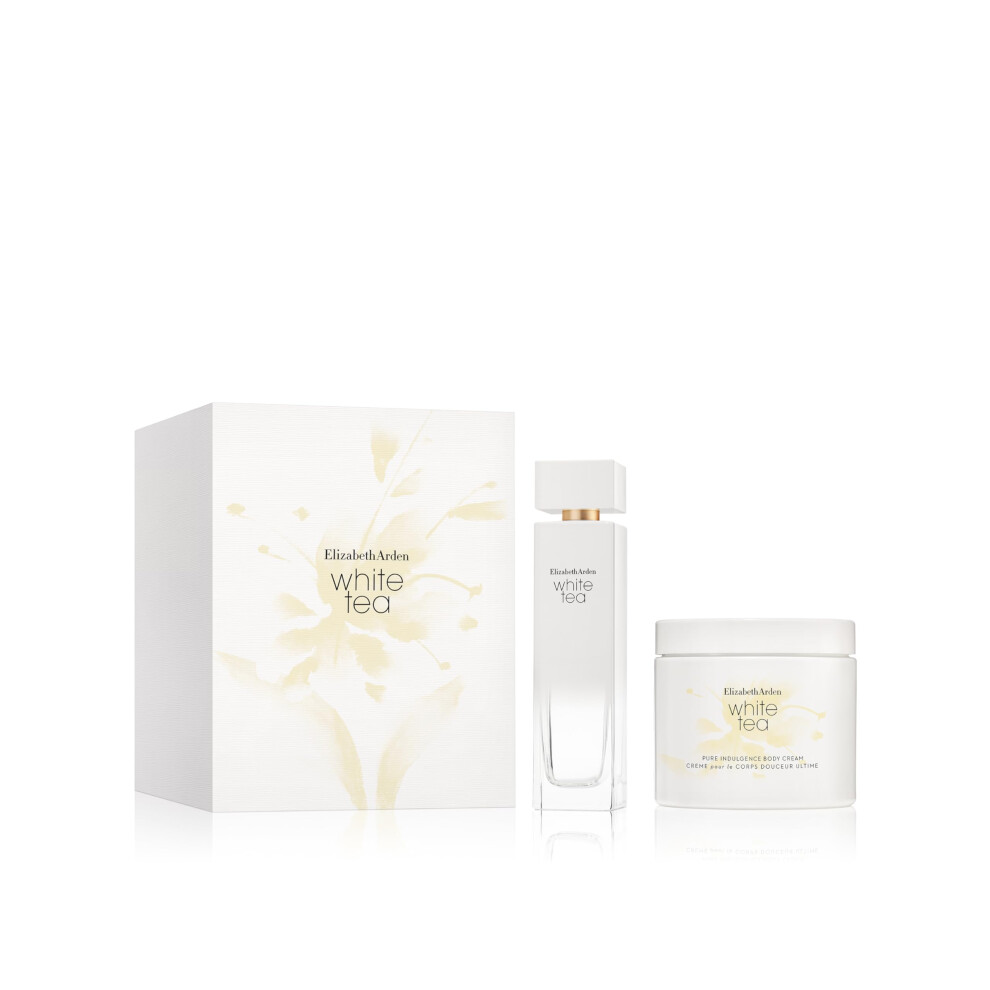 WHITE TEA Eau de Toilette 100ml 2-piece Gift Set, floral perfume, luxury fragrance gifting for women