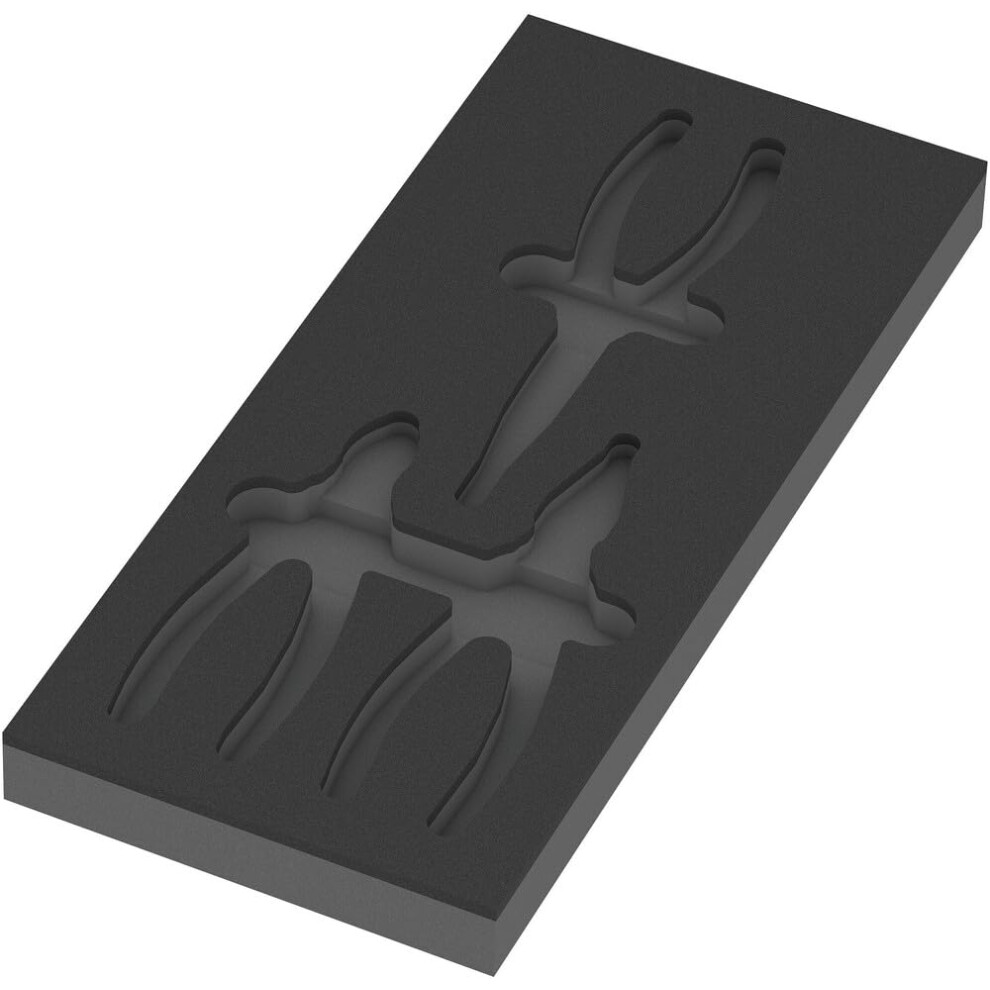 9884 Foam Tank for KNIPEX Pliers Set VDE 1, Tool-Free, 172 x 30 x 392 mm