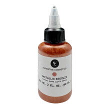 Narrative Cosmetics Metallic Alcohol Airbrush Paints - 2 fl oz Skin Safe Quick Dry Vattentt Svetttt Transferproof Flytande Makeup fr Bodypaint