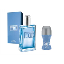 Set of 2 Individual Blue for Men includes EDT 100ml and Anti-Perspirant Roll-On 50ml by Avon