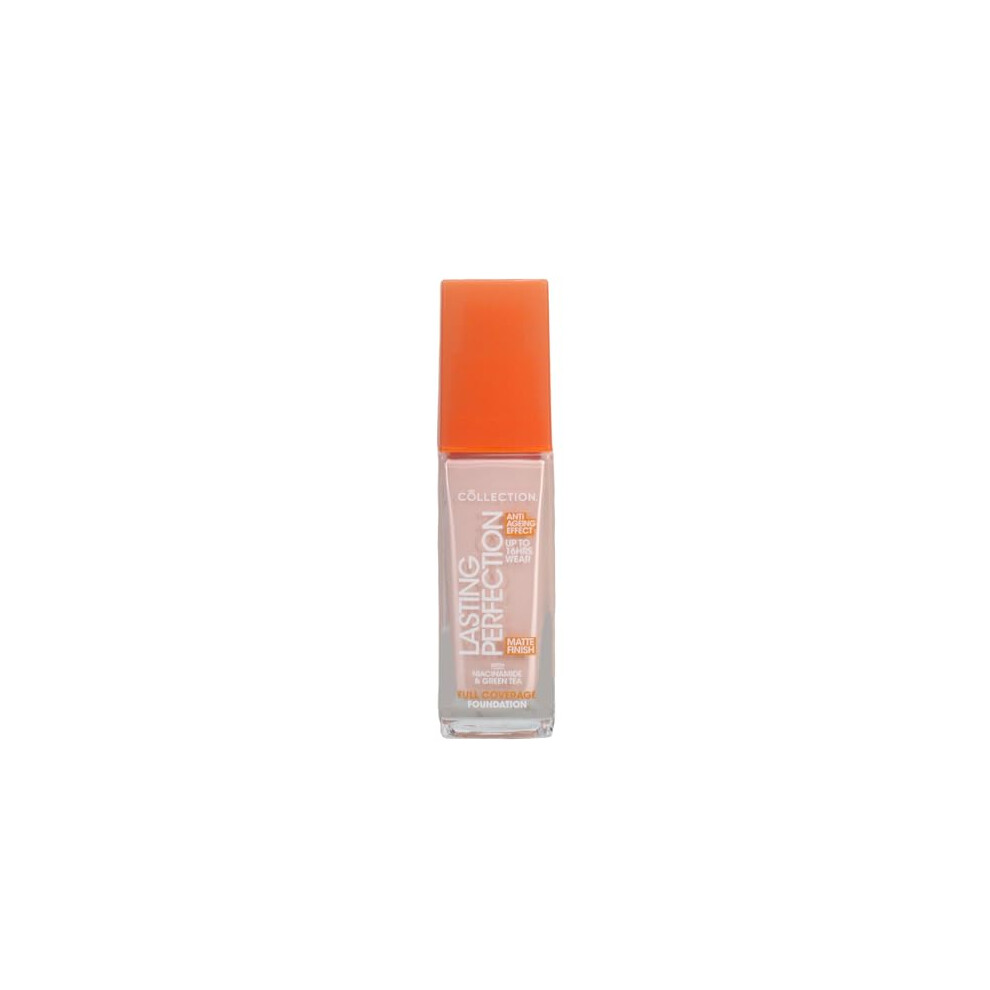 Cosmetics Lasting Perfection Matte Foundation, Full Coverage, Anti-Ageing Effect, 1N Rose Porcelain Cool 27ml