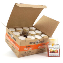 Fruit Fly Trap - 12 pack - Highly Effective Ecological Fruit Fly Traps Indoor - Environmentally Responsible Fruit Fly Killer - User Friendly - Up to 3