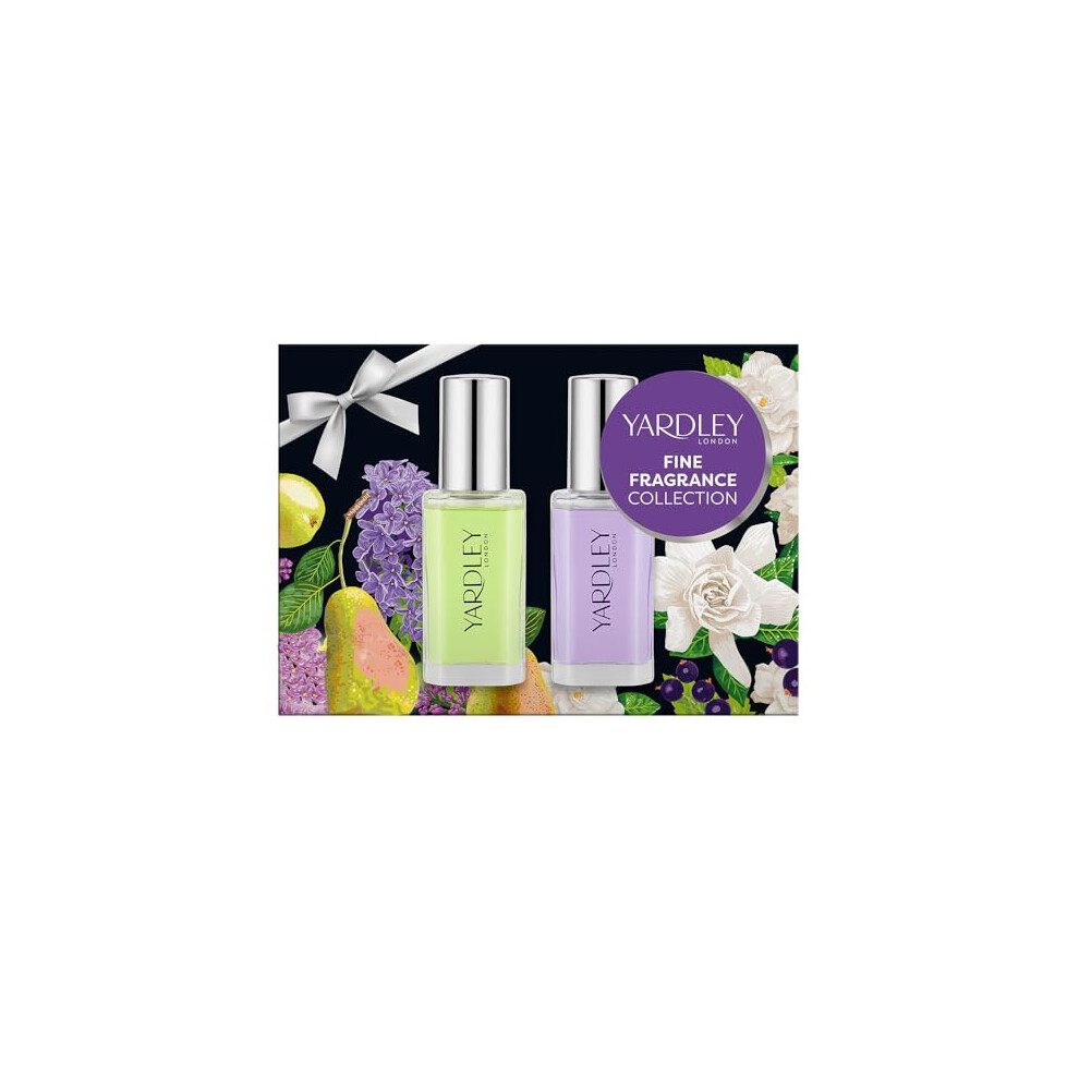 London Contemporary Classic Florals Mini Fragrance Collection, Featuring Refined Floral Scents for a Fresh and Elegant Aroma 2x10ml.