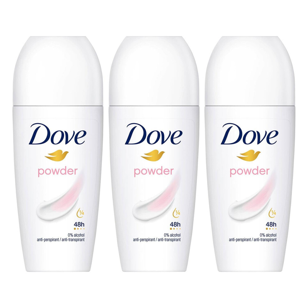 Roll On Powder Antiperspirant up to 48H of Sweat and Odour Protection with Long Lasting Fresh and Clean Fragrance Travel Size Deodorant For Women,