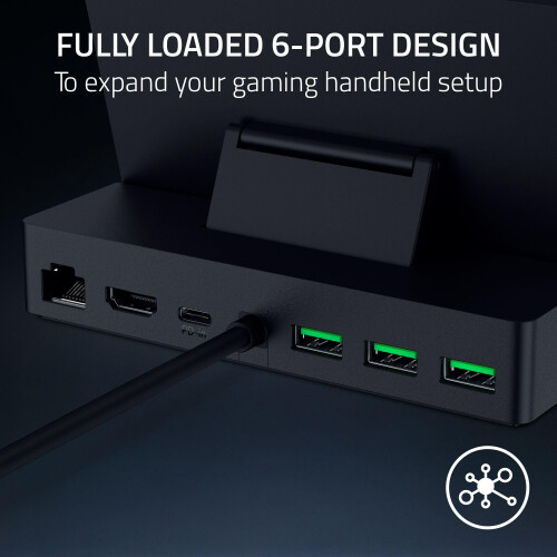 Razer Razer Handheld Dock Chroma - USB Typ C 6-in-1 Dockingstation Ref: RC21-02310100-R3M1 1