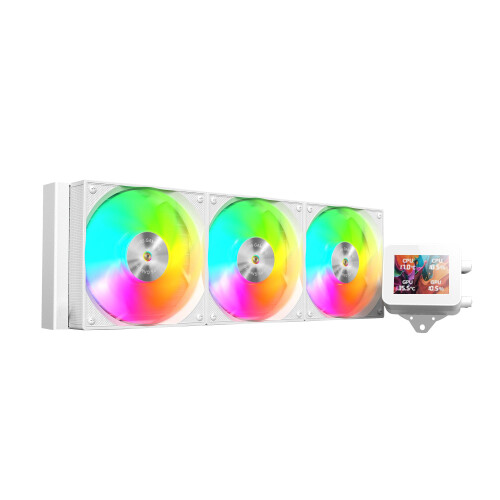 Raffreddamento Liquido AIO - MARS GAMING - ML-VISION360 - Schermo LCD 4:3 - 3 Ventilatori ARGB - TDP 600W