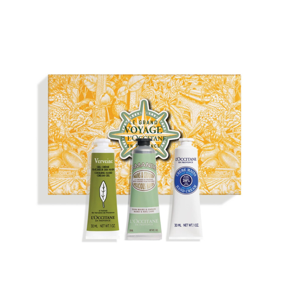 Must-Have Hand Cream Trio | Enriched with Shea Butter | Vegan & 96% Readily Biodegradable | Premium & Clean Beauty Handcare Gift Set for All Skin