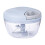 (blue) Household Kitchen Garlic Chopper Mashed Hand Pulled Meat Grinder Multifunctional Vegetable 1