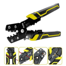 Multifunksjonell krymping trekkkabel trådstripper Peeling Tange Terminal Cutting Wire Multi-Tool Crimper