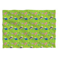 Trevco Sportswear CN389-PLO1-0 Adventure Time Green Fields Pillow Case, White - 20 x 28 in.