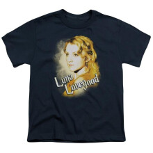 Trevco Sportswear HP8032-YT-2 Harry Potter Luna Closeup Youth Short Sleeve T-Shirt, Navy - Medium